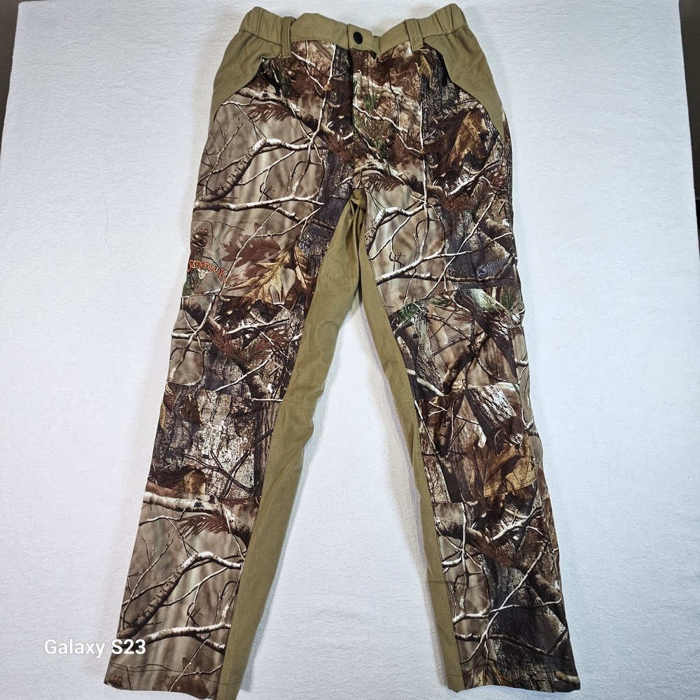 Guide‎ Series Pants Men's Medium Scent Lok TecH20 Camo Hunting Lined Zip Ankles